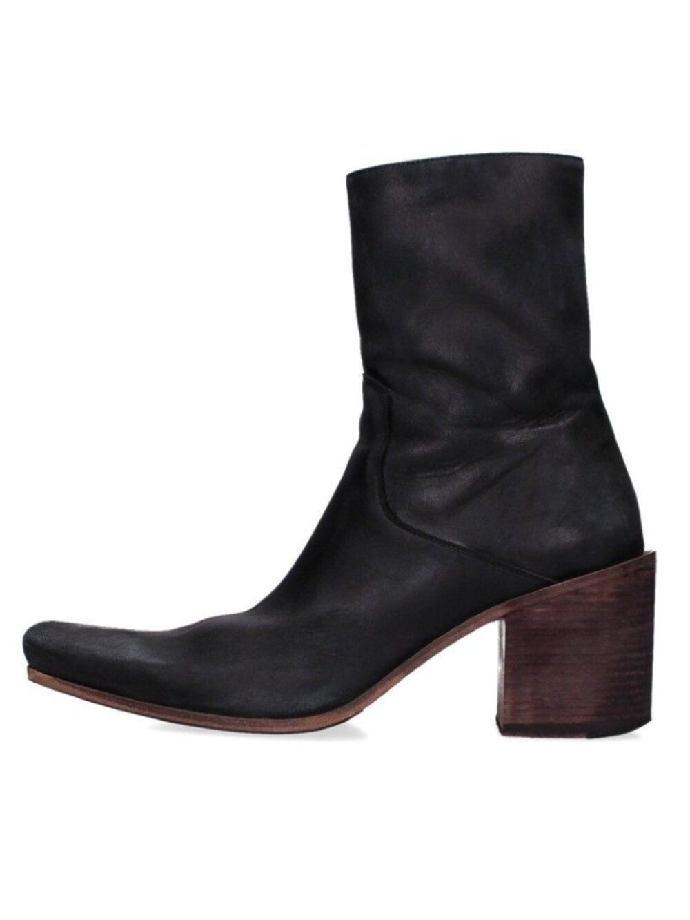 Balenciaga Monsieur Sidezipleather Boots